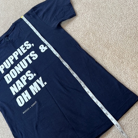 Muscles and donuts ‘puppies, donuts & naps oh my’ graphic t shirt - Picture 4 of 6